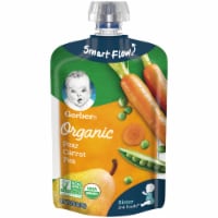 Gerber® Organic 2nd Foods Pear Carrot & Pea Baby Food Pouch Perspective: Main