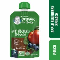 Gerber® Organic 2nd Foods Apple Blueberry & Spinach Stage 2 Baby Food Pouch