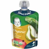 Gerber® Organic 2nd Foods Pear Zucchini & Mango Stage 2 Baby Food Perspective: Main