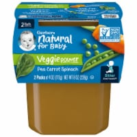 Gerber® 2nd Foods® Pea Carrot & Spinach Stage 2 Baby Food