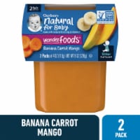 Gerber 2nd Foods Natural for Baby WonderFoods Baby Food Banana Carrot Mango Perspective: Main