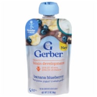 Gerber® Toddler Banana Blueberry Infant Puree Pouch Perspective: Main