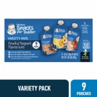 Gerber Yogurt & Fruit Favorites Toddler Snacks Variety Pack