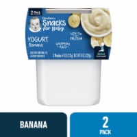 Gerber Yogurt Blends Stage 3 Baby Snacks Banana Perspective: Main