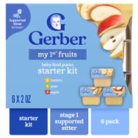 Gerber® My 1st Fruits Starter Kit Stage 1 Baby Food Multipack
