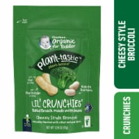 Gerber® Organic For Toddlers Lil Crunchies® Cheezy Style Broccoli Perspective: Main