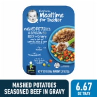 Gerber® Toddler Mashed Potatoes & Seasoned Beef in Gravy Meals Perspective: Main