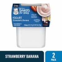 Gerber Yogurt Blends Stage 3 Baby Snacks Banana Strawberry Perspective: Main