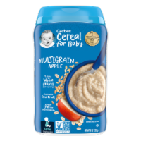 Gerber® 2nd Foods Apple Multigrain Infant Dry Cereal Perspective: Main
