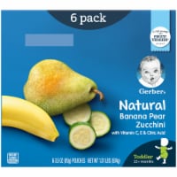 Gerber® Natural Banana Pear & Zucchini Toddler Baby Food Perspective: Main