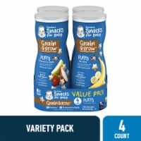 Gerber® Grain & Grow™ Banana Strawberry Apple Puff Snack Value Pack