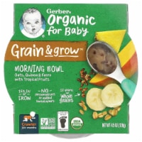 Gerber® Organic Grain & Grow™ Morning Bowl Tropical Fruits Baby Cereal