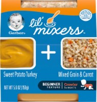 Gerber® Lil' Mixers® Sweet Potato Turkey with Mixed Grain & Carrot Baby Food Perspective: Main