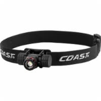 Coast XPH25R 400 lumens Black LED Head Lamp CR123 Battery - Total Qty: 1
