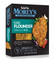 SeaPak Morey's Wild Flounder Garlic & Herb, Frozen Perspective: Main