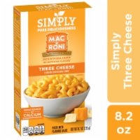 Simply™ Mac-A-Roni™ Three Cheddar Macaroni and Cheese Pasta Box Perspective: Main