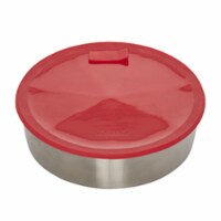 Instant Pot® Stainless Steel Round Pan with Red Lid & Divider