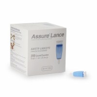 Assure Low Flow Safety Lancet 28 Gauge Needle 1.0 mm Depth 1 Box(s), 200 /Box