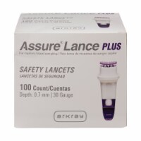 Assure Low Flow Safety Lancet 30 Gauge Needle 0.7 mm Depth 1 Box(s), 100 /Box