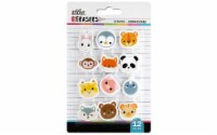 AMC Sticko Erasers Animal Heads Small 12pc