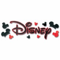 Disney Title Dimensional Stickers-Embroidered Disney W/Mickey