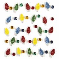 Jolee's Cabochon Dimensional Repeat Stickers - Christmas Light Repeats Perspective: Main