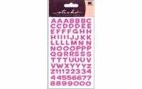 Sticko® Funhouse Metallic Alpha Sticker Sheet - Pink Perspective: Main