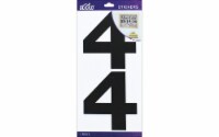 EK Sticko Sticker Basic Black Number 4
