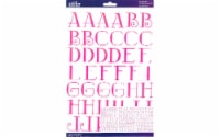 EK Sticko Sticker ABC Lg Nostalgic Irid Lt Pink