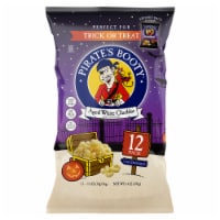 Pirate's Booty Aged White Cheddar Baked Rice & Corn Puffs Halloween Lunch Bags Perspective: Main