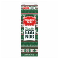 Meadow Gold Regular Eggnog Paper Carton Perspective: Main