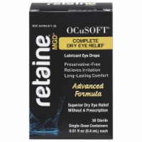 OCuSOFT Retaine MGD Complete Dry Eye Relief Lubricant Drops 30 Count
