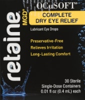 OCuSOFT® Retaine® MGD® Complete Dry Eye Relief Lubricant Drops Perspective: Main
