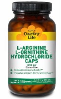 Country Life  L-Arginine L-Ornithine Hydrochloride Caps
