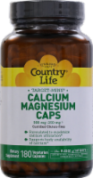 Country Life Calcium 500 mg & Magnesium 250 mg Vegetarian Capsules