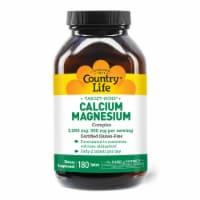 Country Life Calcium-Magnesium Complex 1000 mg - 500 mg Tablets