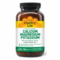 Country Life Calcium 500 mg Magnesium 500 mg & Potassium 99 mg Thin Tablets