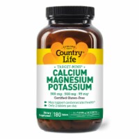 Country Life Calcium 500 mg Magnesium 500 mg & Potassium 99 mg Thin Tablets