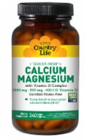 Country Life Calcium 1000mg Magnesium 500mg with Vitamin D 400 IU Vegetarian Capsules