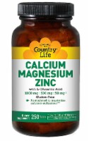 Country Life  Calcium Magnesium Zinc with L-Glutamic Acid