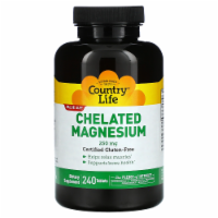 Country Life 250mg Chelated Magnesium Tablets