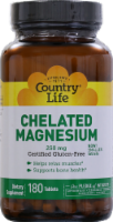 Country Life Chelated Magnesium 250 mg Tablets