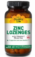 Country Life  Zinc Lozenges with Vitamin C   Cherry
