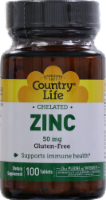 Country Life Chelated Zinc 50 mg Tablets