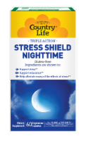 Country Life Triple Action Stress Shield Night-Time Vegetarian Capsules