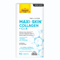 Country Life Tri-Layer Maxi-Skin Collagen + C&A Tablets