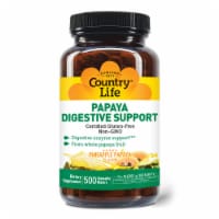 Country Life® Digestive Support Pineapple Papaya Chewable Wafers Perspective: Main