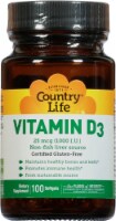 Country Life Vitamin D3 Softgels 1000 IU Perspective: Main