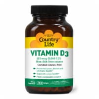 Country Life Vitamin D3 Softgels 5000IU