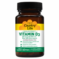 Country Life Vitamin D3 Softgels 10000IU